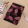 modern high quality islamic hijab organza silk scarf muslim leaf pattern scarves