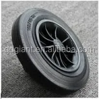 hot sale 8inch solid rubber garbage can / container wheels