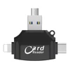 Multi micro sd 3 In 1 Usb Reader Type C Micro 8 Pin All In One Otg Card Reader For Iphone