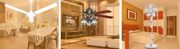 Blade Double Branded Ceiling Fan With Light Types