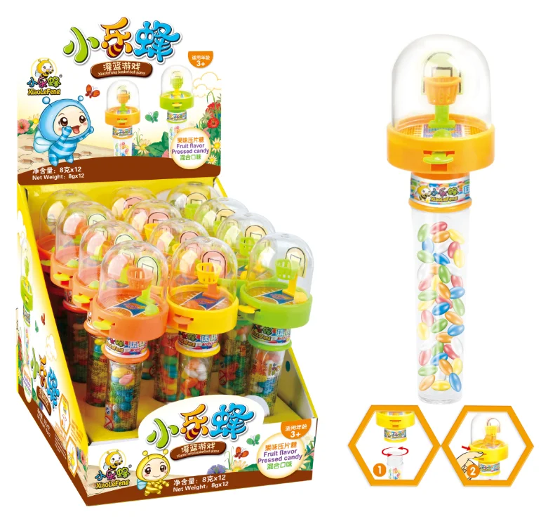 Toy Candy Funny Popular Europe Basketball Game With Candy Tube Candy