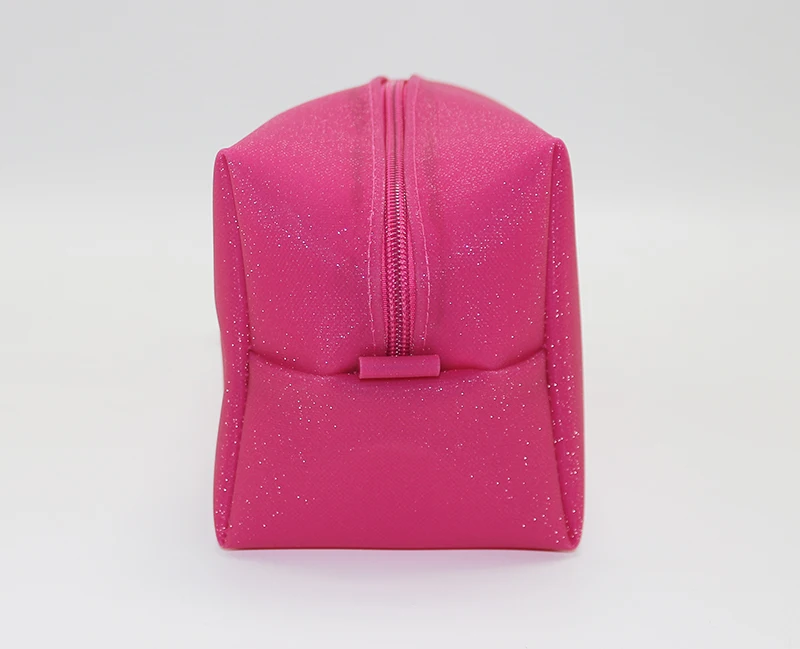 pink shiny cosmetic bag6.JPG