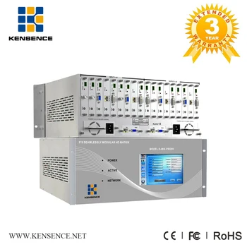 Bi-directional Rs232 Transmission 4k Poc Modular Seamless Switch Matrix Switch Supports Ip Streaming Extender - Buy Vga Matrix,Modular Matrix,Video