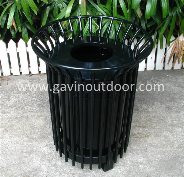 Powder Coated Cheap Outdoor Street Scrap Metal Bins With Lid/industrial Metal Bin Buy Metal
