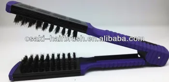 Wholes Hair Straightening Brush Plastic Double Side Boar Bristle Wholes Hair Straightening Brush Plastic Double Side Boar Bristle