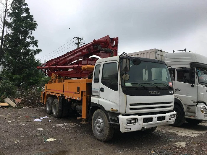 Concrete Pump Truck Putzmeister 52m 56m 46m 42m 37m With Benzz Vol