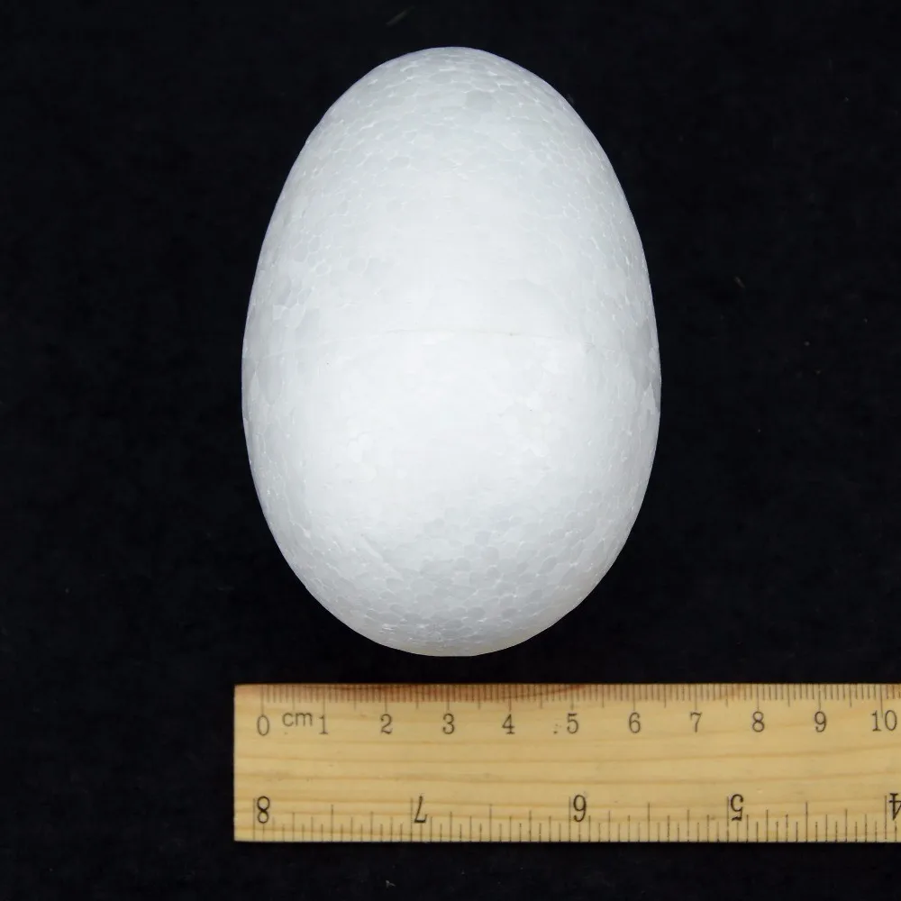 Wholesale 13cm Oval Shaped Styrofoam Foam Egg For Diy Craft Easter Eggs