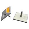 China Ceramic Cat Eye Road Stud Reflector, Road Safety Product Stainless Steel Cat Eye Road Stud Adhesive+