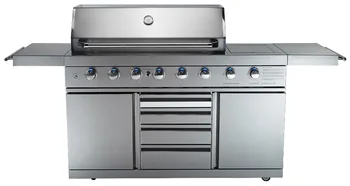 Stainless Steel Gas Bbq Grill 6 Burner With Aga Ce View Stainless Steel Gas Bbq Grill 6 Burner With Aga Ce