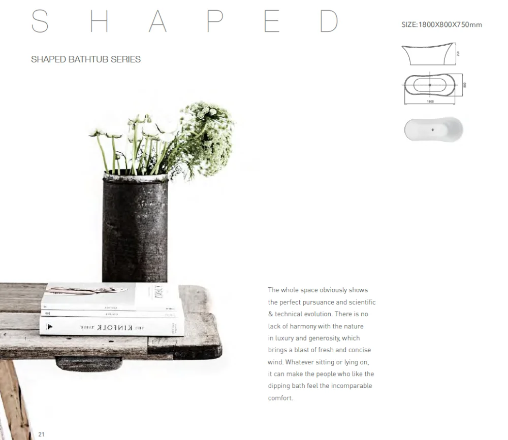 Joyee Standard Size Of Oversized Freestanding Bathtub ...