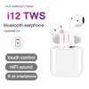 i10 TWS i12 Touch Control Bluetooth Earphone Wireless Sport Earbuds with Waterproof Function