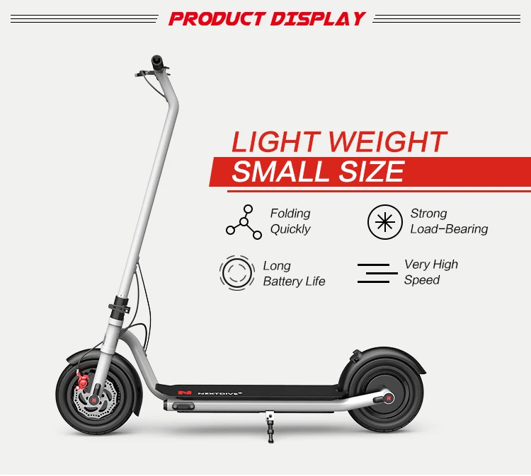 2 Wheel Long Range Foldable Electric Scooter Mobility With Seat