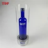 Battery Operated Wine Display/Acrylic Wine Bottle Glorifiers Led Light Base