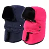 OEM Wholesale LeiFeng Style Warm winter Faux Fur custom urban classics men cap trapper hat black