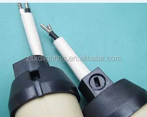 GU10 steatite lamp socket  push-in for the cable  VDE CUL  standard