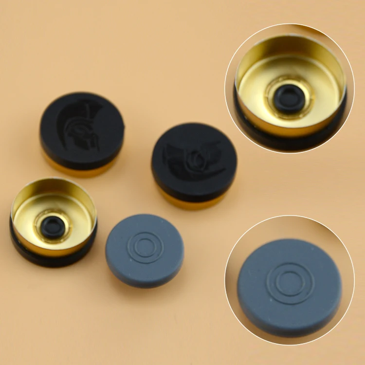 Wholesale Glass Vials Rubber Stoppers Caps Vial Flip Top Caps 20mm Vial