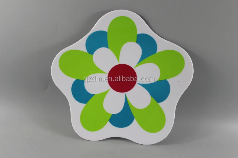 Flower Shaped Melamine Dinner Plate