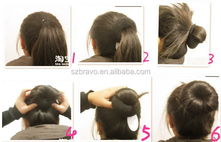 Low Price Wholesale Headband Hair Bun Ring Donut Shaper Hair