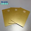 Wholesales JCOP Card Gold Color J2A040 Java chip Card with Magnetic stripe can be Programmed