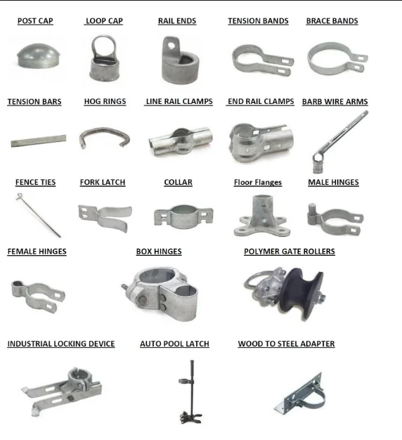 Hot Sale Pvc Coated Chain Link Fence Accessories / Chain Link Fence
