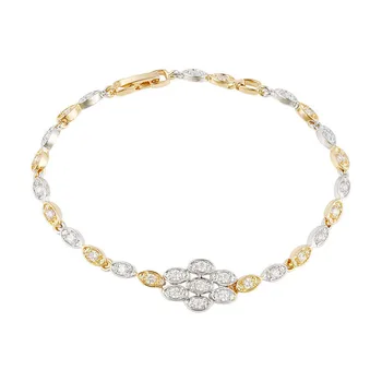 New Fashion Trends Two Color Jewelry Designer Gold Las Bracelet Jewelry Designer Gold Las Bracelet