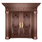 การออกแบบใหม่โลหะ2050x960/860มิลลิเมตรประตูเหล็กใช้ภายนอกราคา