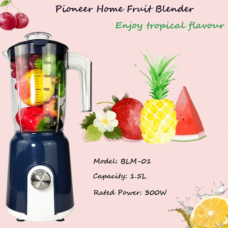 Multifunctional 2 In 1 Food Processor Home Use Manual Fruit Smoothie