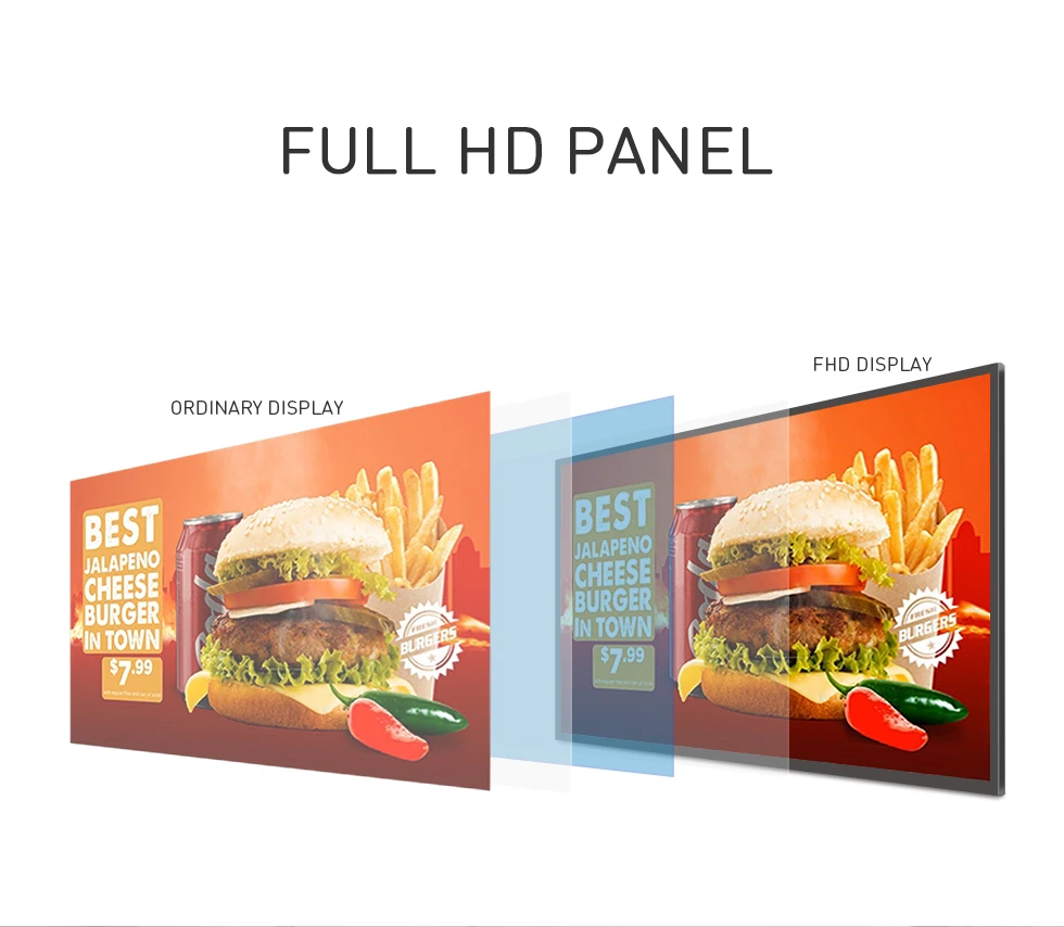High quality IPS display 13.3 inch digital photo album/frame with motion sensor