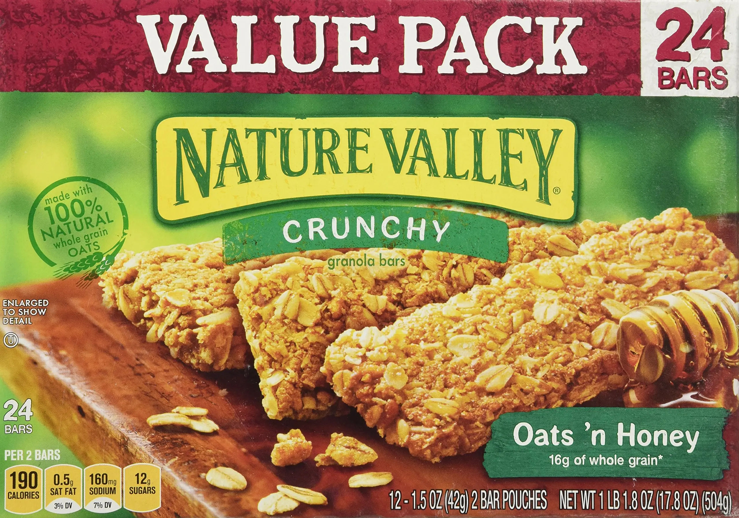 Buy Nature Valley Crunchy Granola Bars Oats N Honey Value Pack 24 Ct In Cheap Price On Alibaba Com