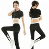 Cnleyoyo High Quality Women Outdoor Sports Stirrup Custom Yoga Set