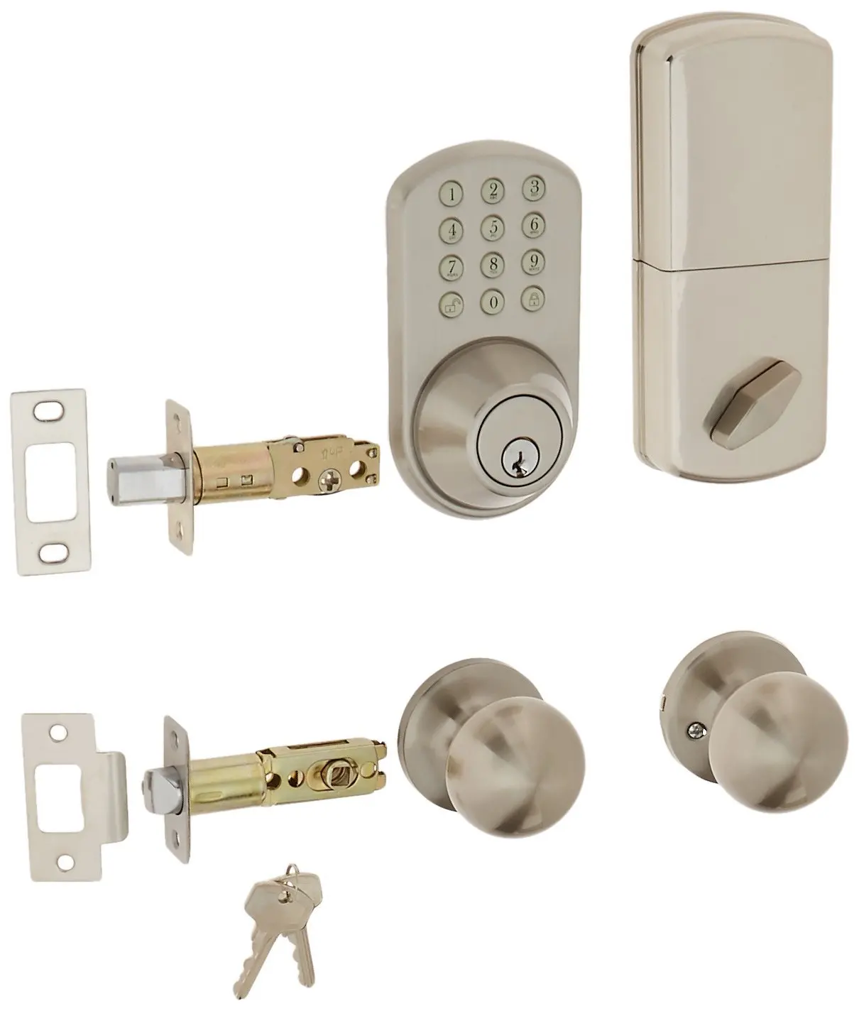milocks keypad door knob installation