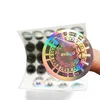 Professional supplier 3d custom adhesive transparent hologram sticker sheet