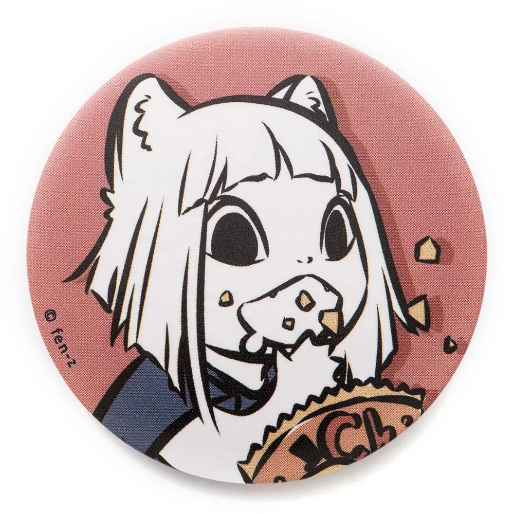 Custom logo blank tin button badge