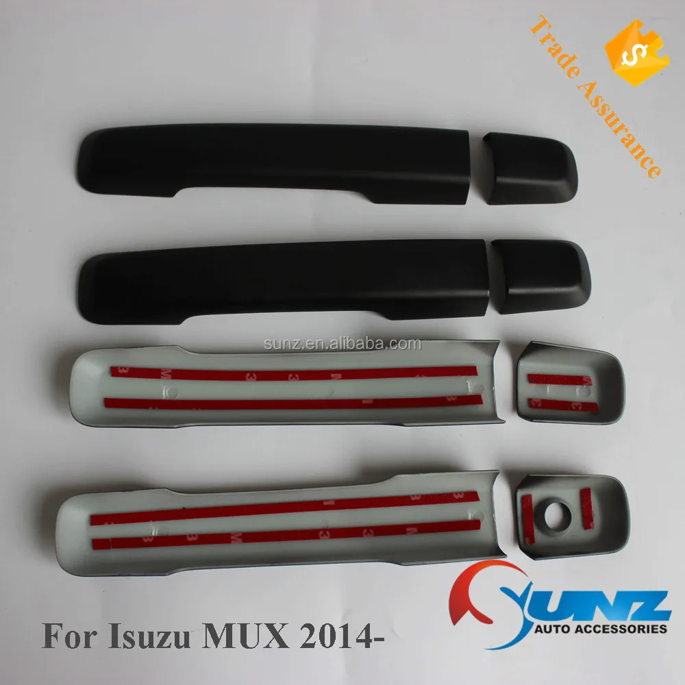 Abs Plastic Door Handle Cover Black For Mux 2014 Handle Cover Protector