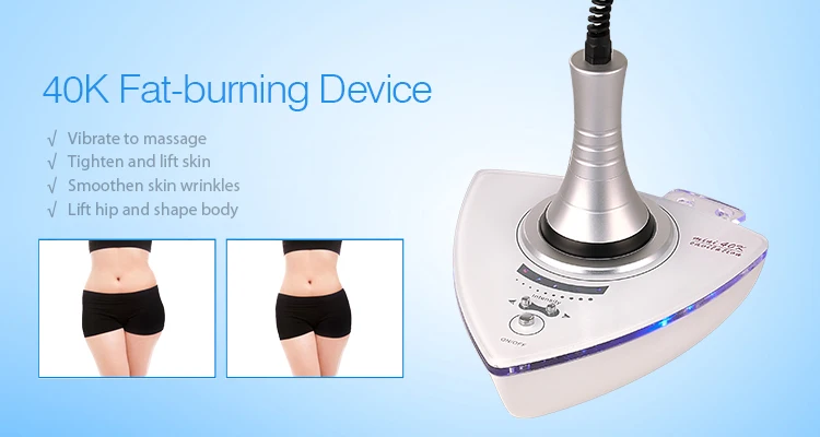 Mini Ultrasonic Fat Removal Equipment Body Slimming Cavitation Machine