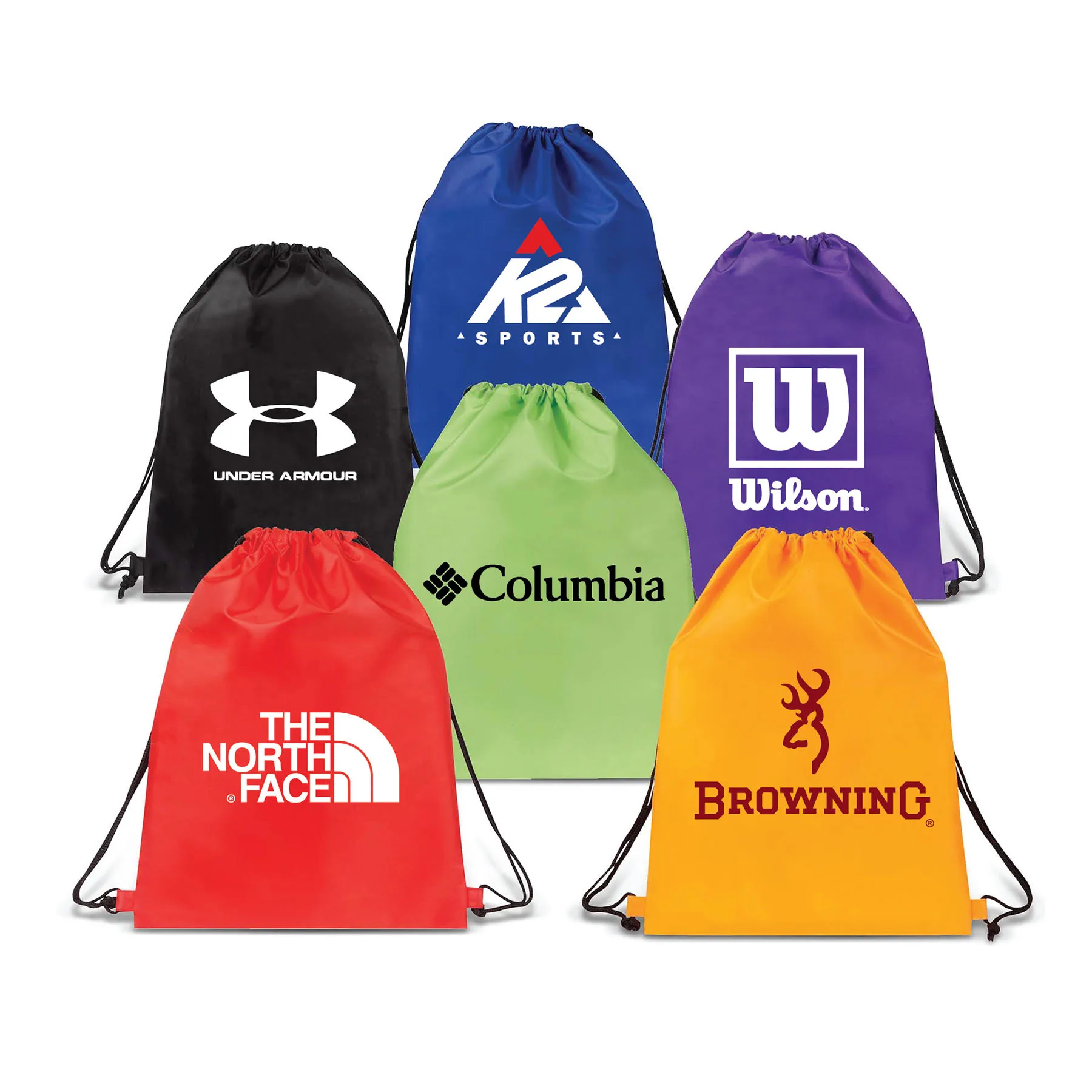 Logo Printing Cheap Polyester Drawstring Gift Bag Buy Polyester