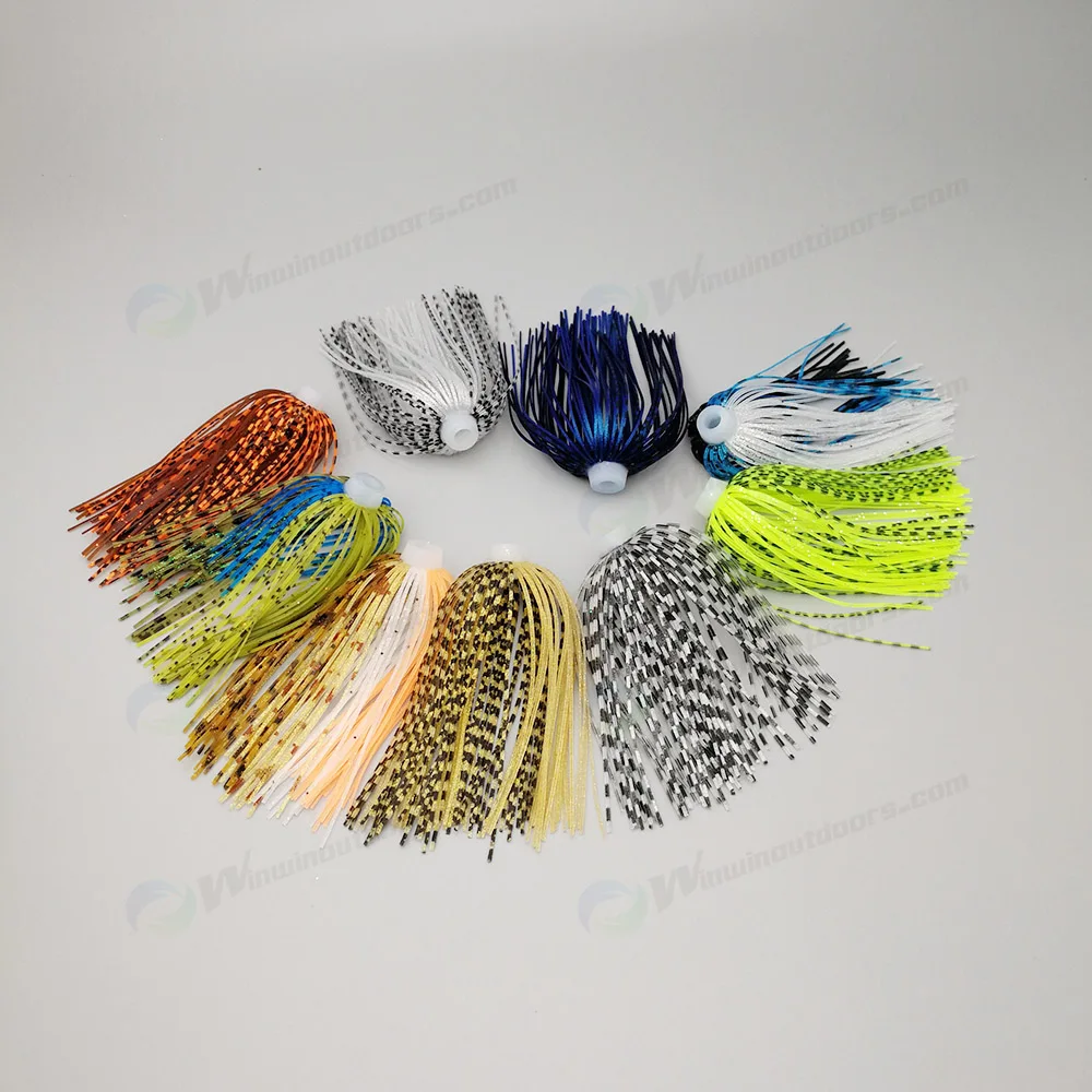 Whole Sale Cheap Price Fishing Lure Skirts,Silicon Fishing Jig Skirt