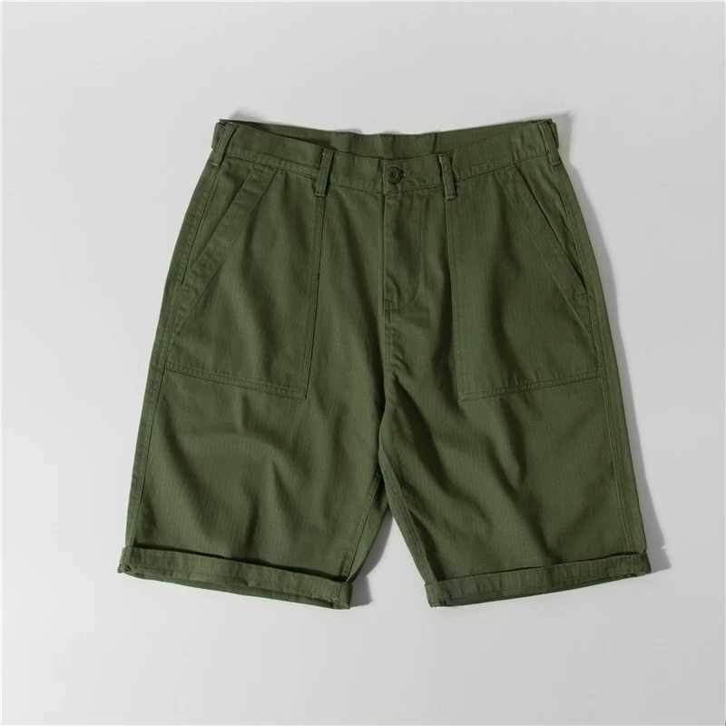 Og-107 Vietnam War Washed Army Green Vintage Cotton Shorts - Buy ...