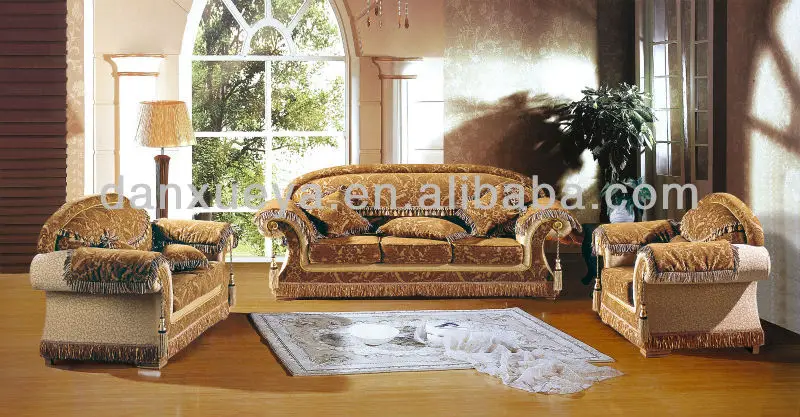 Dxy 3089 Fully Fabric Indonesian Furniture Price Royal Carved Dxy 3089 Fully Fabric Indonesian Furniture Price Royal Carved Flower Sofa In Yellow Color