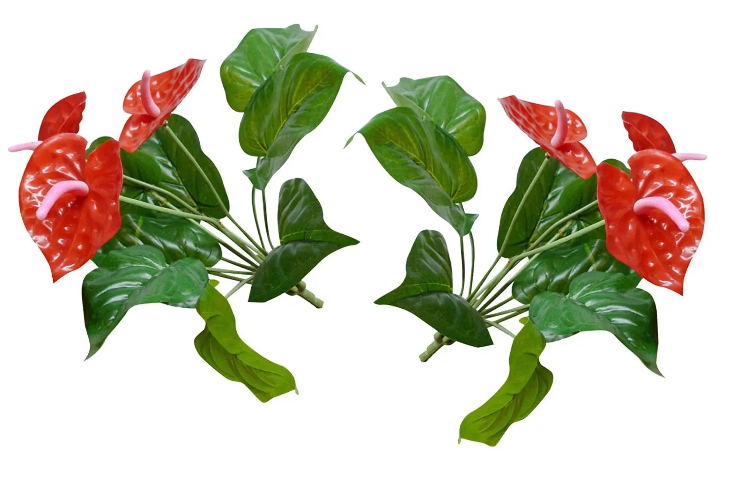 Buy 1 Set Of 2 Pcs Bouquet Artificial Flowers Plants 13 Palm