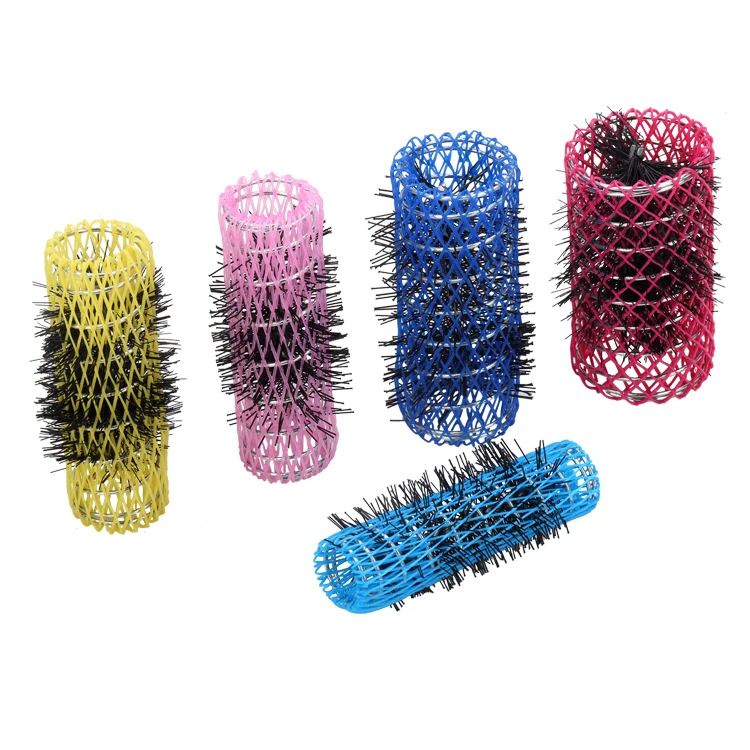 Factory Wire Mesh Brush Hair Rollers Curlers With Plastic Hair Roller Picks  Pins - Buy Brush Rollers,Brush Hair Rollers,Wire Mesh Rollers Product on  