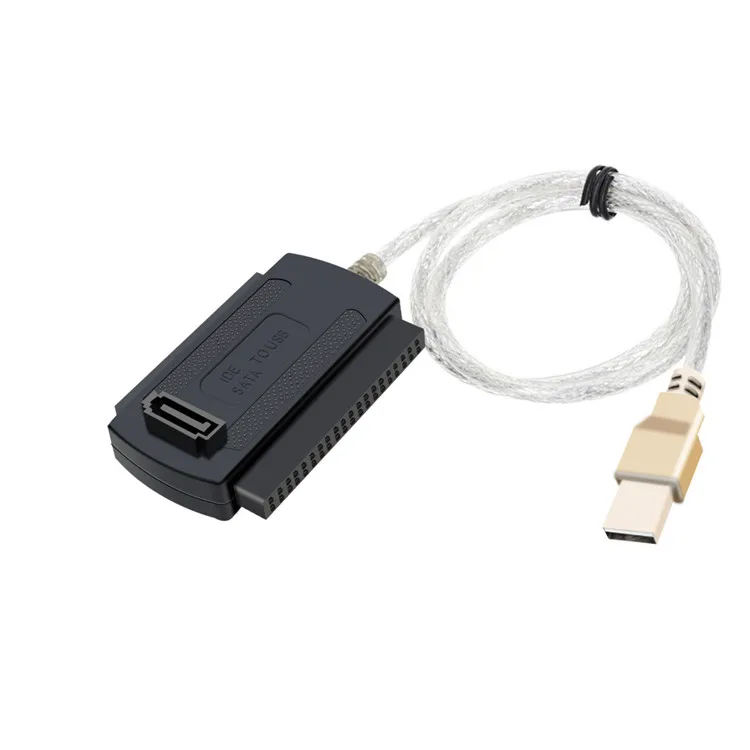 YM-02 3in1 usb 2.0 to ide sata 2.5 3.5 hard drive hdd converter adapter cable