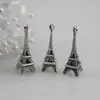 Wholesale 24*13MM Antique Silver 3D Eiffel Tower Charms Pendants Antique Silver Paris 3D Bulk Charms