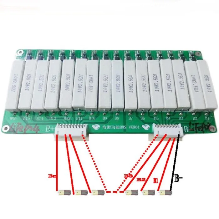3S ~ 16S High Current Lithium Battery Balance Board 60V 48V 1.5A Balancing current Active Equalizer Balancer LiFepo4 Lipo Li-ion
