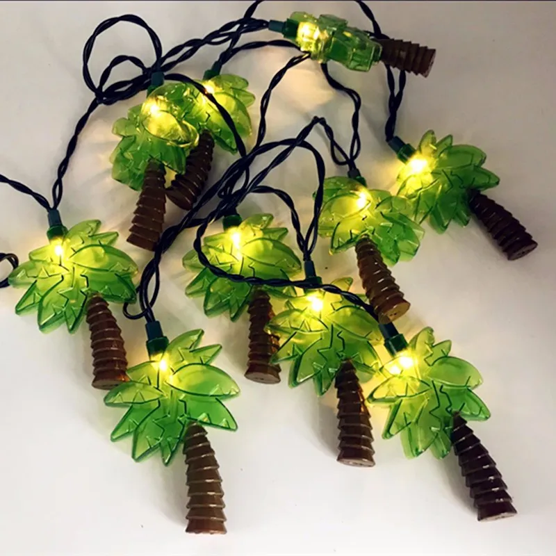 Ul Standard Tropical Theme Party Decorative 10 Count Palm Tree Light