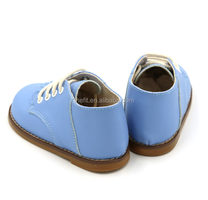 Sky Blue Fringe Baby Children School Sneaker Kid Shoes For Boys And