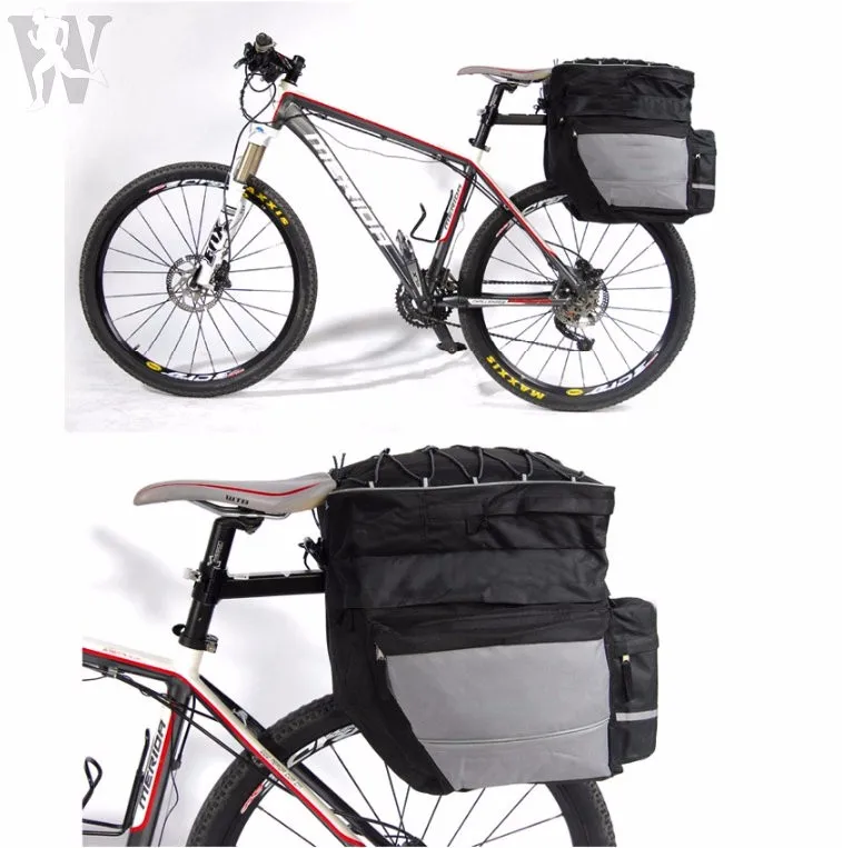 Waterproof Durable Mountain Road Bicycle Double Luggage Bike Travel