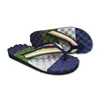 eva bubble flat beach slippers for men