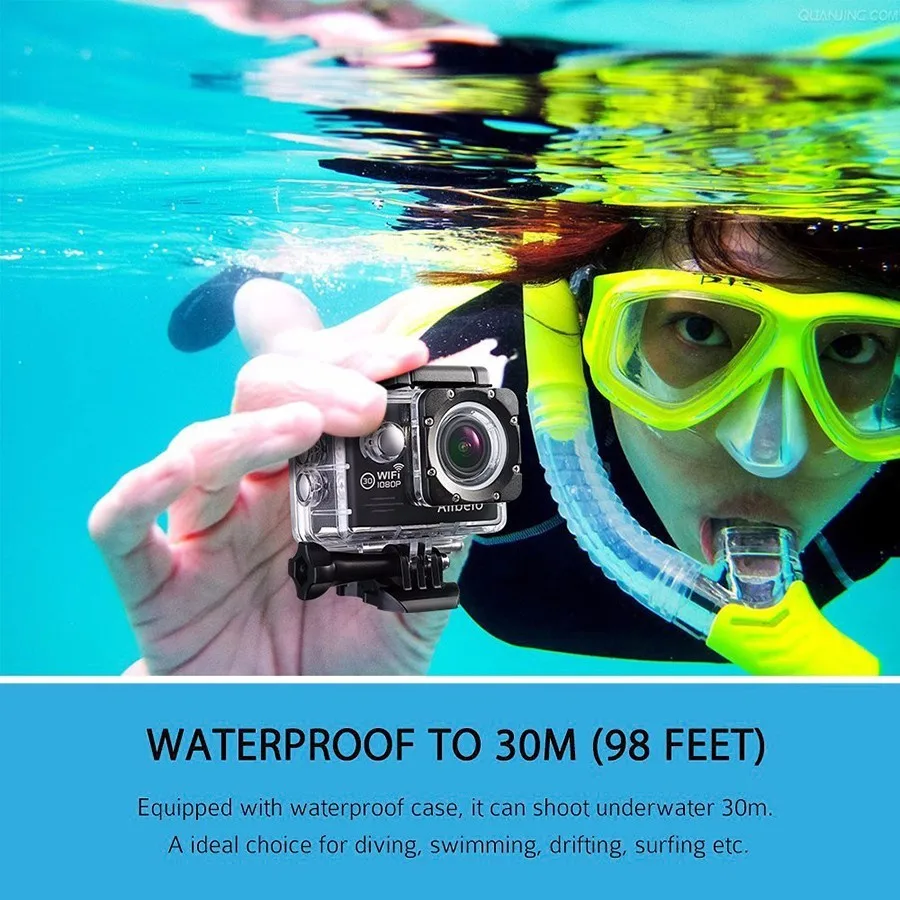 Cheap Full HD 1080p 30fps Action Camera with Wifi Function(id10809306