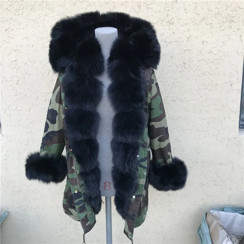 plus size fur lined coat